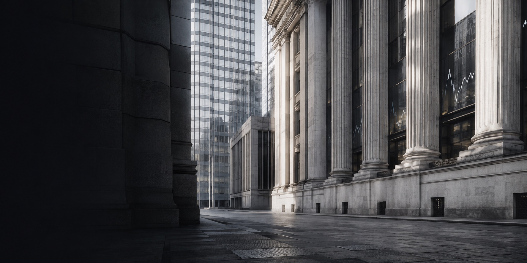 Architektur eines internationalen Finanzdistrikts
